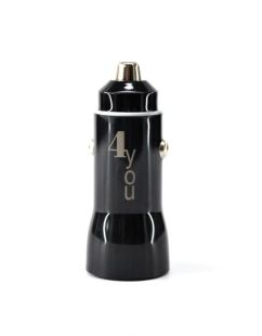 АЗУ 4you B2 (total 5A/25W, QC3, Fast Charger, 2 USB, 3.6-12V) black