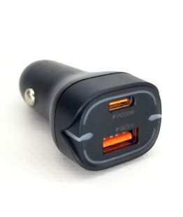 АЗП 4you B3 (PD20W + QC3 18W, Fast Charger, 2 USB, 3.6-12V) black (від10шт - 10%)