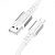 Usb-cable Micro USB HOCO X85 2.4A 1m (круглий) White