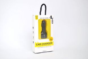 АЗП 4you B1 (2100mAh - 100%, Long, 2 USB, Exclusive design) black + iPhone 