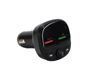 FM модулятор 4you Smart X1 (QC3, 5V/3A, 18W, 2USB, MP3, bt 5.0, Гарантія 12міс)  