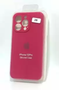 Чохол iPhone 13Pro Silicon Case original FULL Camera № 35 rose red ( 4you )