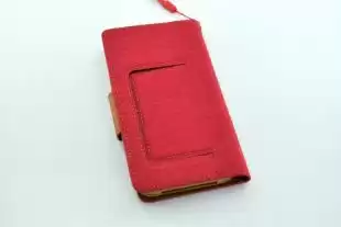 Чохол-книжка 4you Canvas 4 "- 4,4" red / brown універсальна ТОП Продаж!