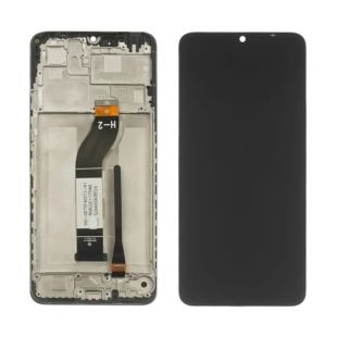 LCD Xiaomi Redmi 13C с черным тачскрином + корпусная рамка REV - U Service Pack (М)
