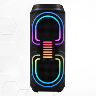 Портативная колонка MS-3640BT (USB+SD+Bluetooth+FM+LED) Black