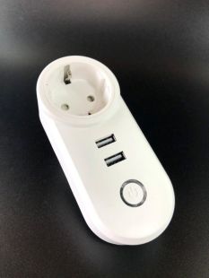 Розумна розетка BSD31 (16A, 2USB, app control, Timing, Remote Control) 
