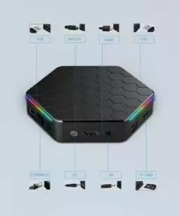Smart TV T95Z PLUS (4/128GB, Allwinner h618 Quadcore cortex-A53, Mali-G31 MP2, Android 12.0, 2.4G)