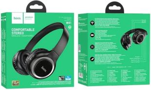 Bluetooth-гарнитура HOCO W41 (Bluetooth 5.3) Black Мониторы