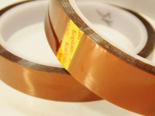 Термоскотч каптоновий 25mm, коричневий max t300 гр (М) 