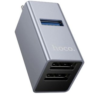 Hub HOCO HB54A 3in1 (Type-C to USB2.0*2+USB3.0) Grey