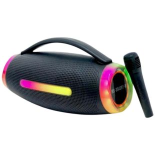 Портативная колонка MS-3643BT-W (USB, SD, Bluetooth, FM, дисплей, микрофон) 40x22x15см Black