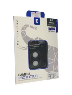 Защитное стекло на камеру iPhone 17 Pro Plus 3D Black