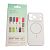 Чохол iPhone 17ProMax/18ProMax Silicon BEATS with MagSafe №4 Snow