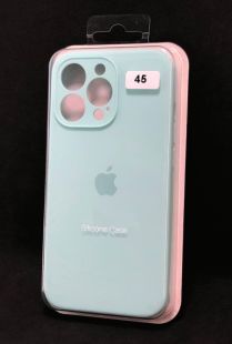 Чохол iPhone 12Pro Silicon Case original FULL Camera № 45 sky blue ( 4you )