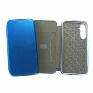 Flip Cover for Samsung A35 Original Blue (4you)