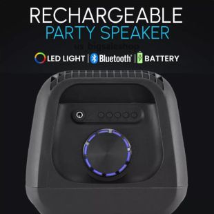 Портативна колонка MS-2039BT (USB+SD+Bluetooth+FM+LED) Black