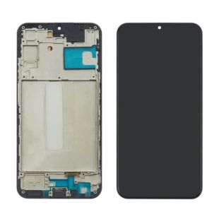LCD Samsung A25 (5G) /A256 (2023) із чорним тачскрином + корпусна рамка IPS (M) 