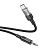 Переходник HOCO UPA27 Type-C папа/3.5 папа 1,2m (круглый) Black
