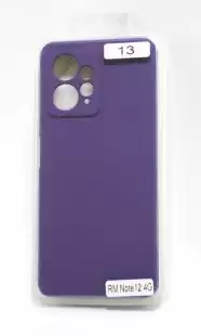 Чохол Xiaomi Redmi Note 12(4G) Silicon Original FULL № 13 Violet ( 4you )
