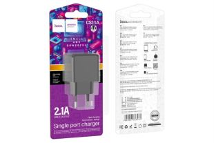 СЗУ-USB HOCO CS11A 1 Usb Black (блистер)