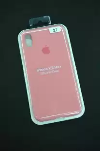 Чохол iPhone XS Max Silicon Case original FULL №27 peach (4you)