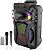 Портативна колонка ZQS10101 (USB+SD+Bluetooth+FM+дисплей+1-динамік+2мікрофона 44см*30см*24см) Black