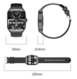 Годинник Smart Watch 4you VIBE (1.95",AMOLED 410*502,VA,300mAh,Дзвінки, Metal,12мес гарант) Gold/Pink