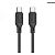 Cable Type-C/Type-C HOCO X90 60W 1m (круглый) Black
