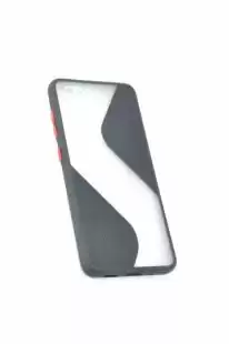 Чохол Xiaomi Redmi 9 Silicon Wave Black / red