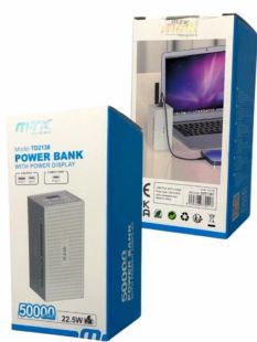 Power Bank 50000mAh TD2138 PD22.5W QC  White