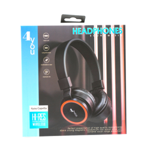 Bluetooth-гарнитура 4you CAPELLA Black (Мониторы, Bluetooth v5.1, Type C) (от 5шт - 5%)
