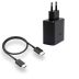 CЗУ SAMSUNG NOTE 20 2в1 25W original + кабель Type-C-Type-C Black ModeL(EP-TA800NBEGGB)