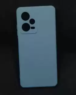Чохол Xiaomi Redmi Note 12Pro+ Silicon Soft Silky №21 Light blue (4you)