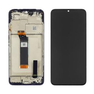 LCD Xiaomi POCO M4 (5G) /M5 / Redmi Note 11E с чёрным тачскрином + корпусная рамка (M)
