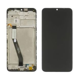 LCD Xiaomi Redmi 9 чорним тачскрином + корпусна рамка Service Pack (M) 