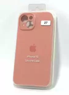 Чохол iPhone 15 Silicon Case original FULL Camera №27 peach (4you) 