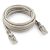 Кабель сетевой RJ45 2м Cablexpert PP12-2M, серый (витая пара)