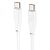 Cable Type-C/Type-C HOCO X93 60W 1m (круглий) White