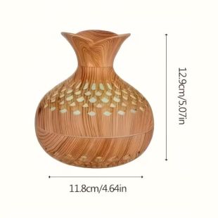 Зволожувач повітря (X-35) FLOWER HUMIDIFIER Brown (нічник, 2 реж, підс 300мл, USB-DS-5V)