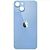 Заднее стекло корпуса iPhone 15 (big hole) Blue (Х) 8000843Bl