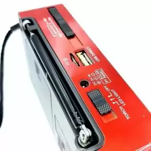 Радіоприймач Golon RX-8866 (USB + SD, ліхтарик) Red