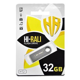 Usb 32Gb Hi-Rali Shuttle series Silver