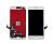 LCD iPhone 8+ с белым тачскрином + дисплейная рамка hc (M)