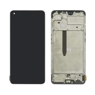 LCD Oppo Reno 8 (4G) із чорним тачскрином + корпусна рамка OLED (М)