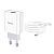  МЗП-USB HOCO C81A 2.1A 1 Usb + кабель Type-C (блістер) White