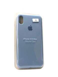Чехол iPhone XS Max Silicon Case original FULL №5 powder blue (4you)