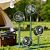 Вентилятор SOLAR FLOOR FAN S39 4в1 (настіл/підлоговий АКБ,5 швидкостей, сонячна панель, Type-C) Green