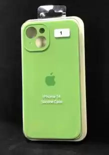 Чохол iPhone 14 Silicon Case original FULL Camera № 1 green ( 4you )