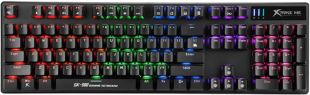 Клавиатура проводная XTRIKE ME GK-980 (USB,с подсветкой) Black