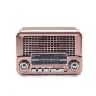 Радиоприемник Golon RX-7070BT (Bluetooth, USB, microSD) Rose gold